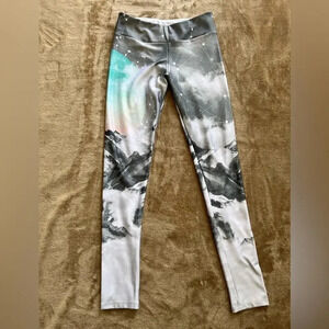 Society 6 Mountains & Sky Leggings Women's Size Large